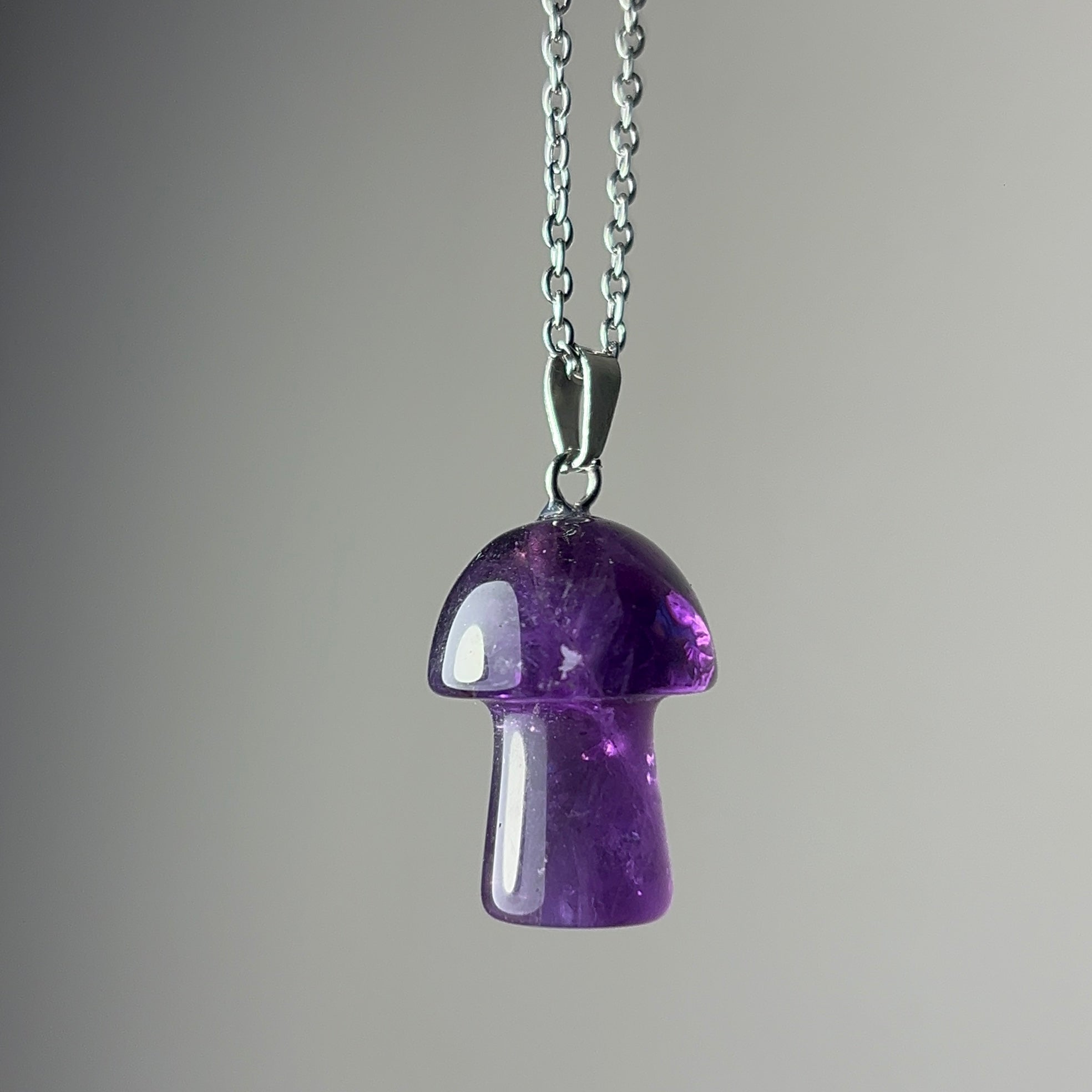 Amethyst mushroom 🍄 necklace