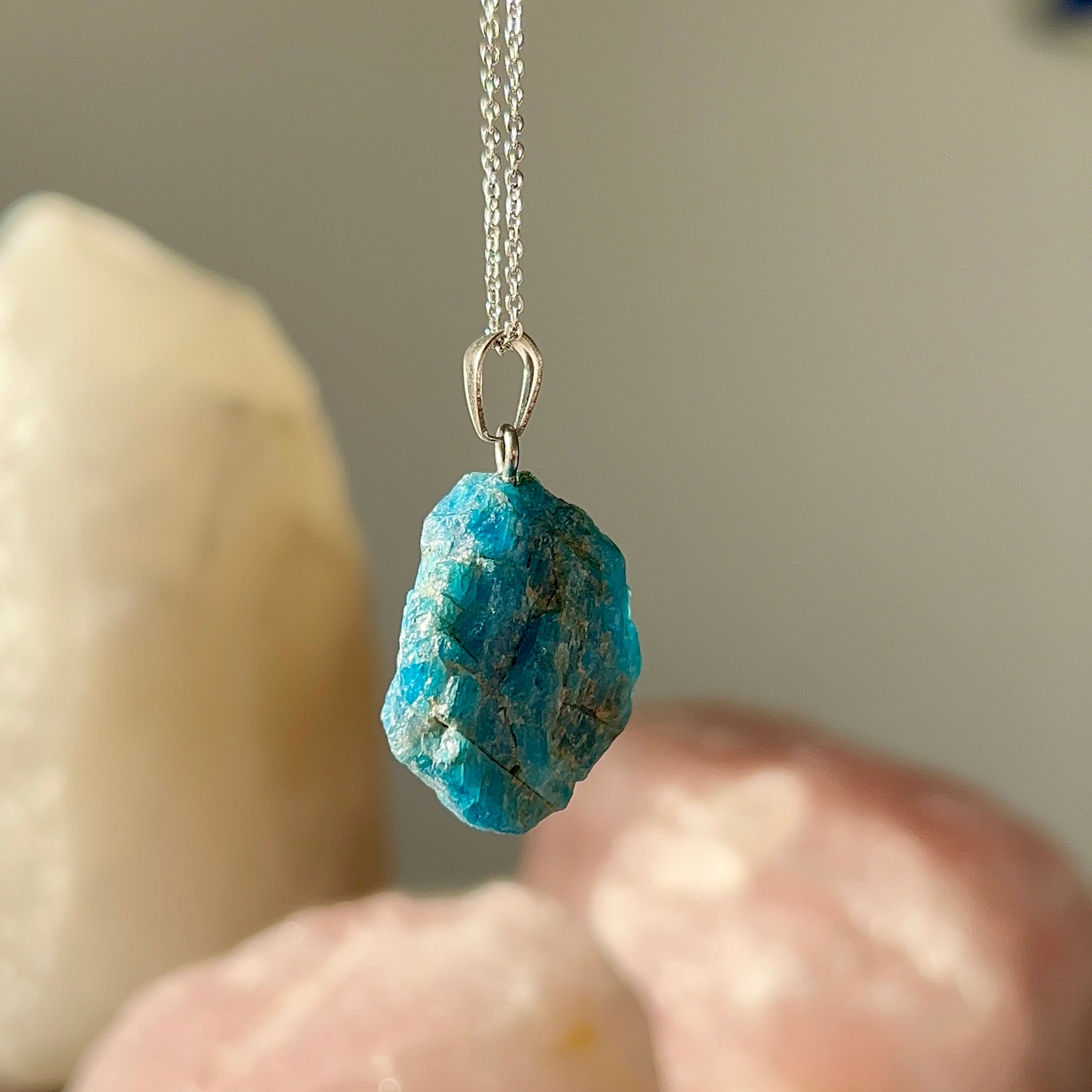 Blue apatite