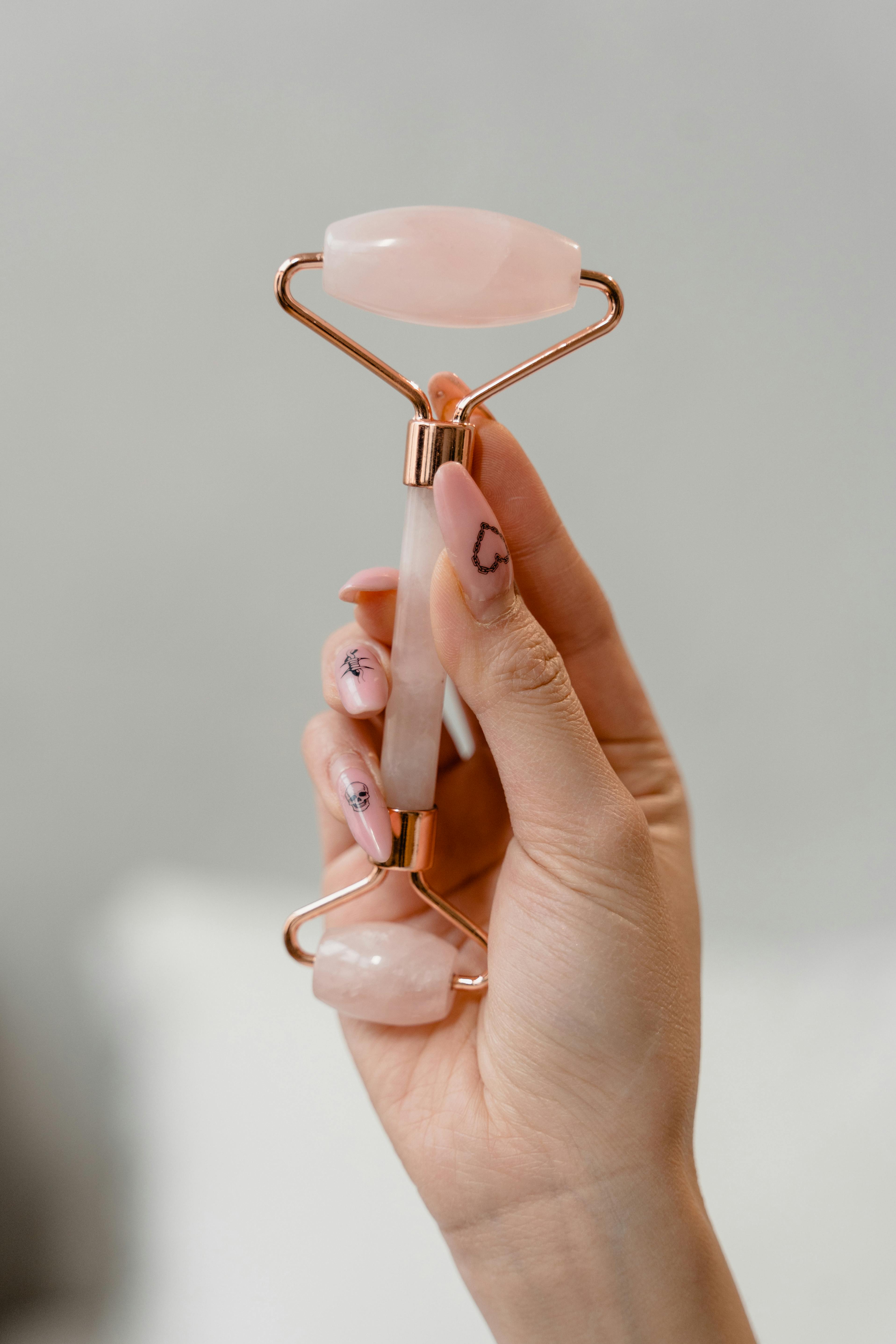 Rose Quartz face roller
