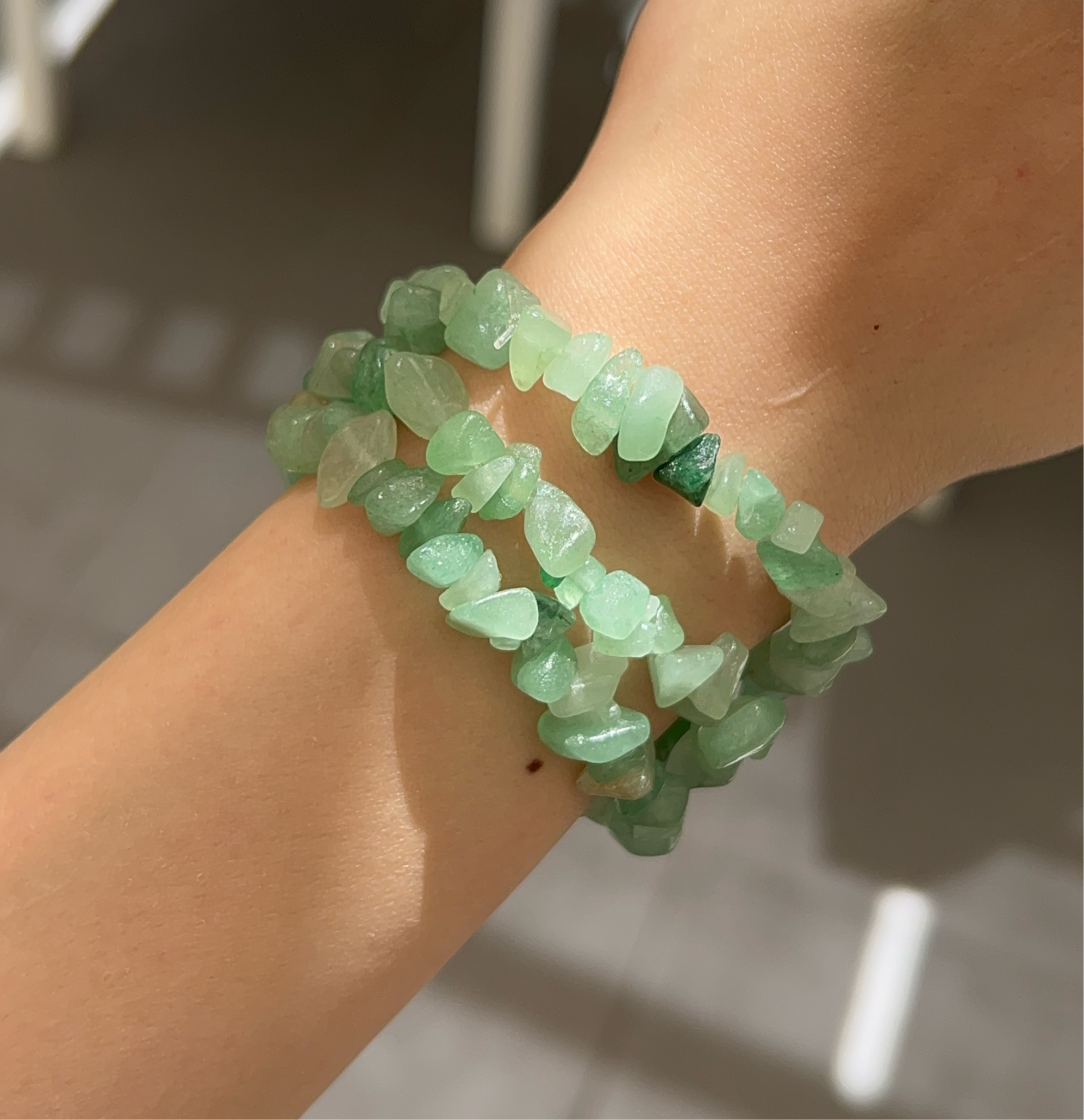 Green aventurine bracelet