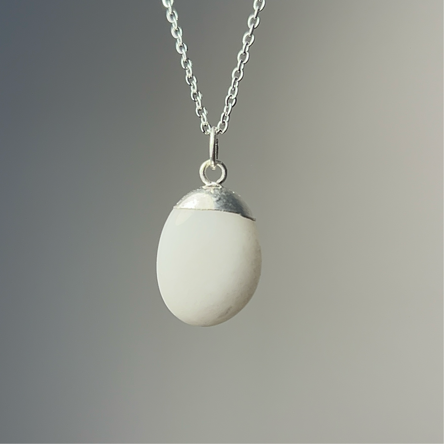 White quartz necklace