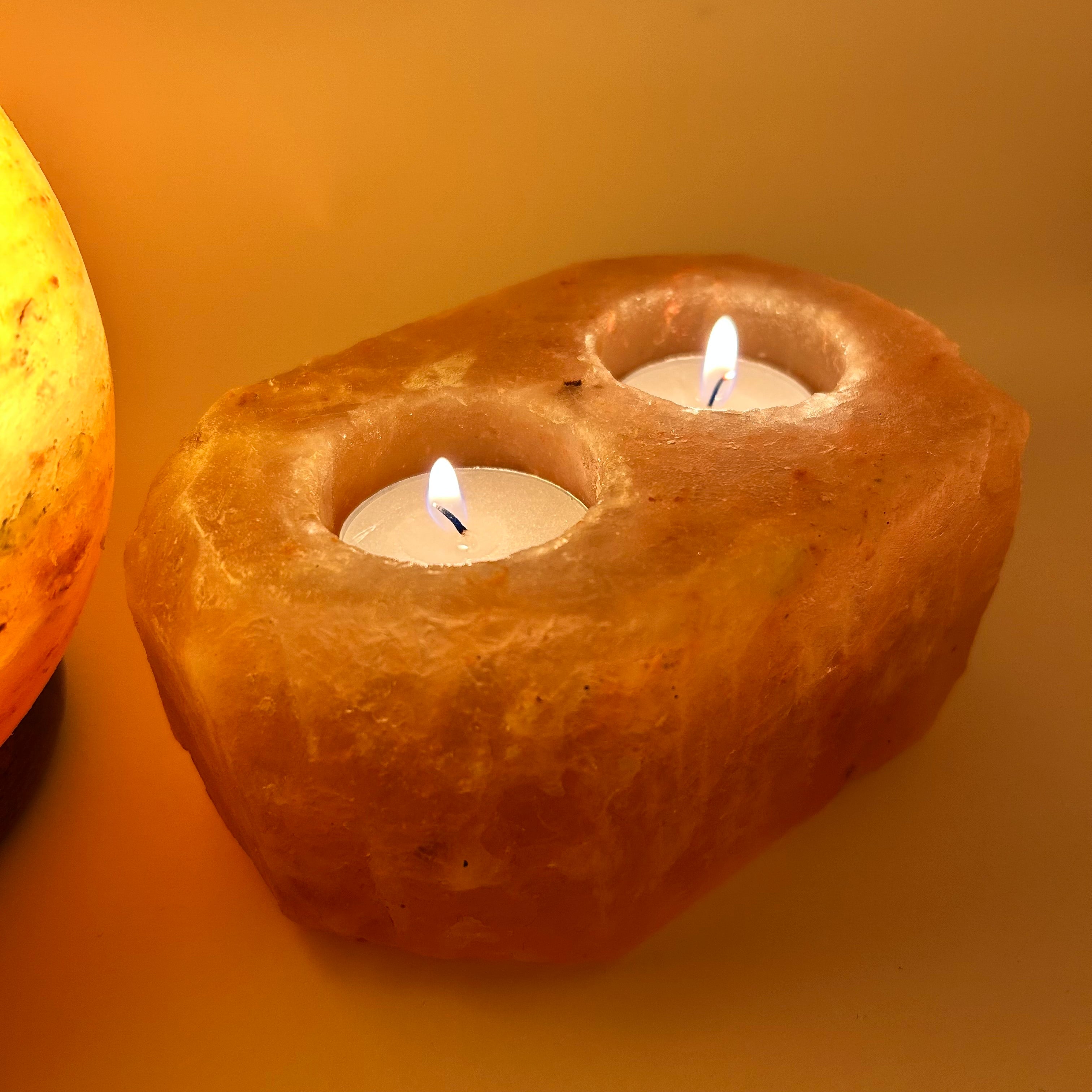 2 holes candle holder