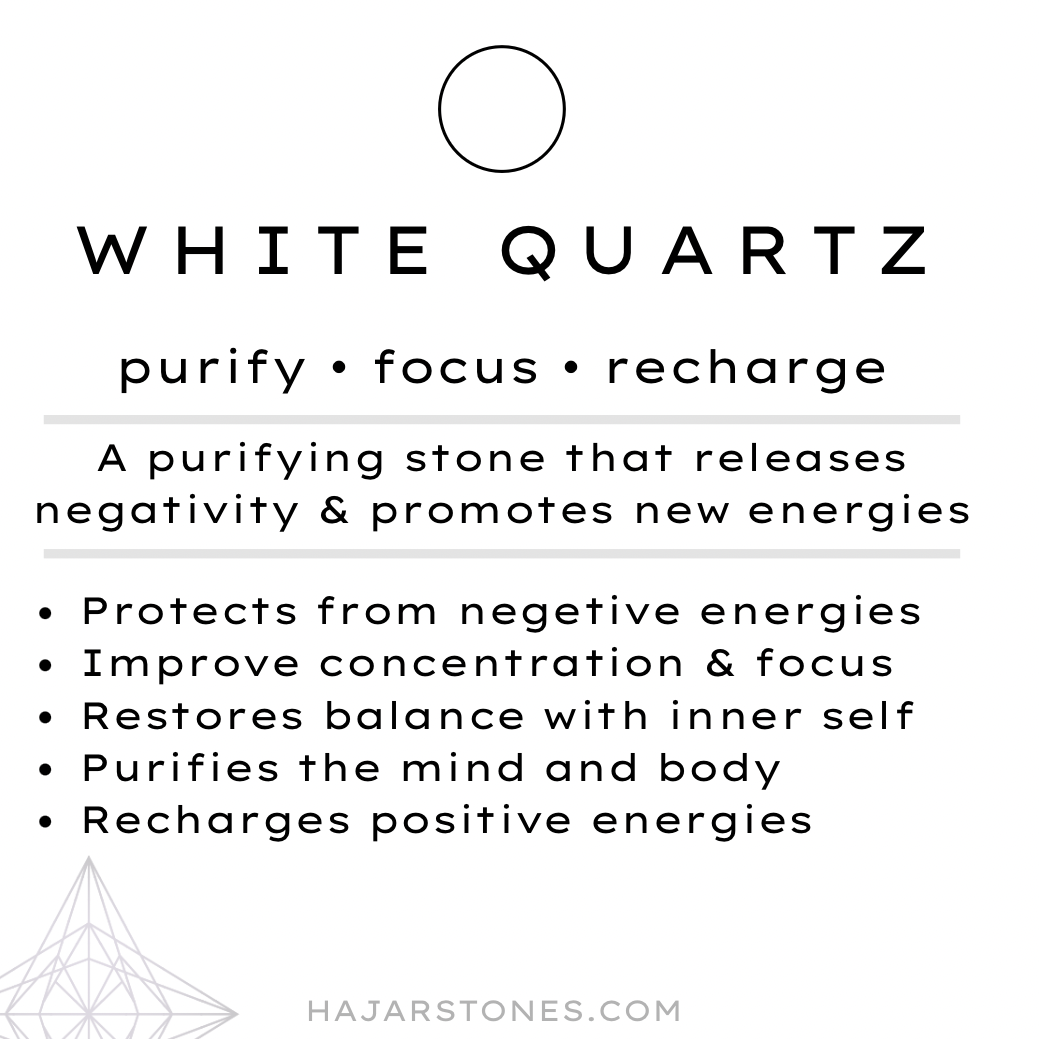 White quartz necklace