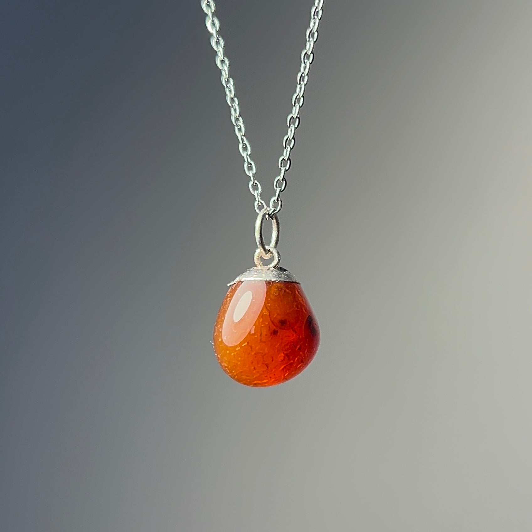 Carnelian agate necklace