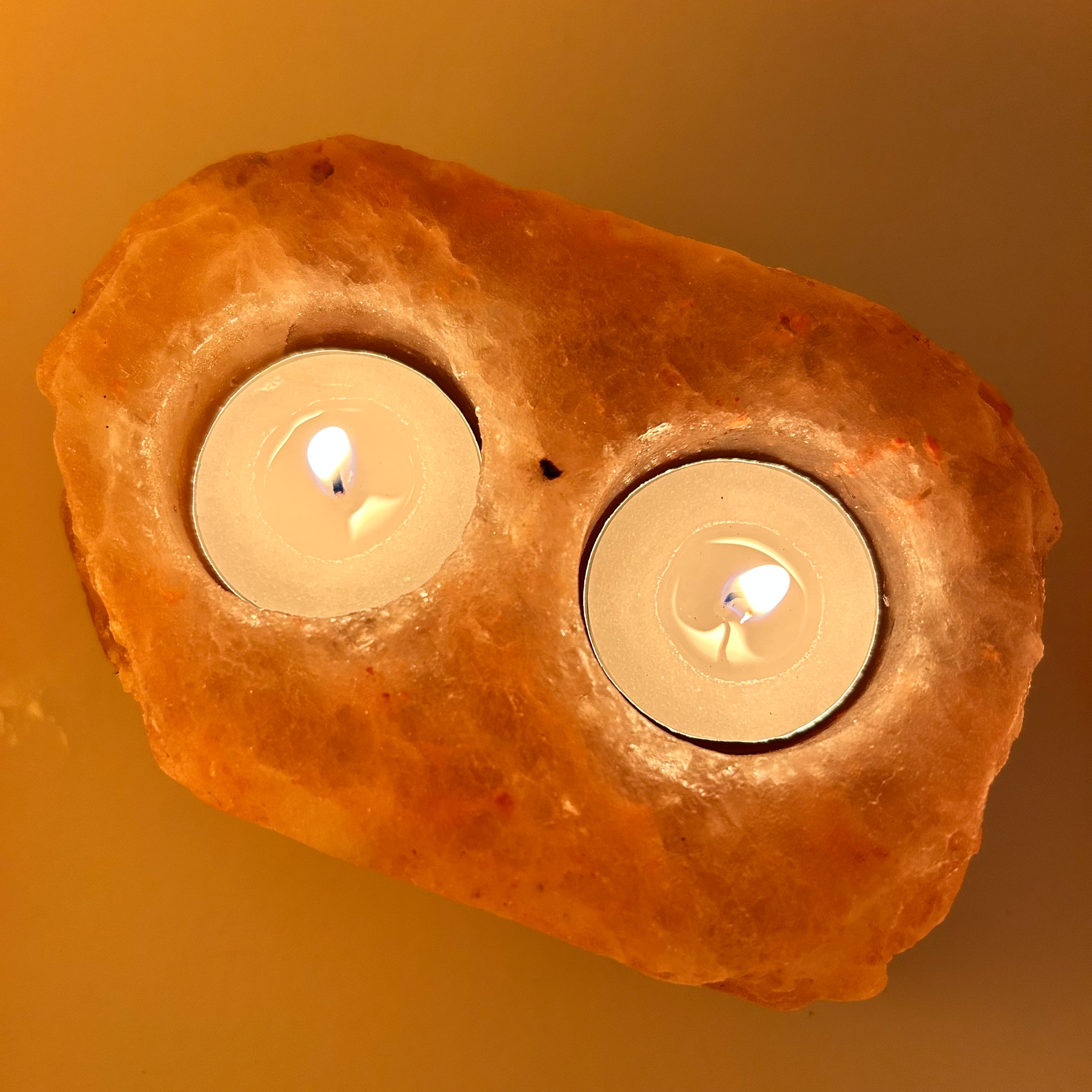 2 holes candle holder